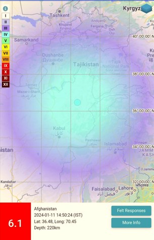 Earthquake Today: Delhi-NCR-Gurgaon 6.1 Magnitude quake